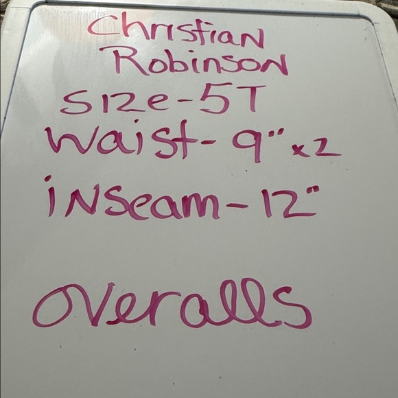 Christian Robinson x Target Toddler 5T Denim Overalls w/ Polka Dots & Microscope - Picture 5 of 5